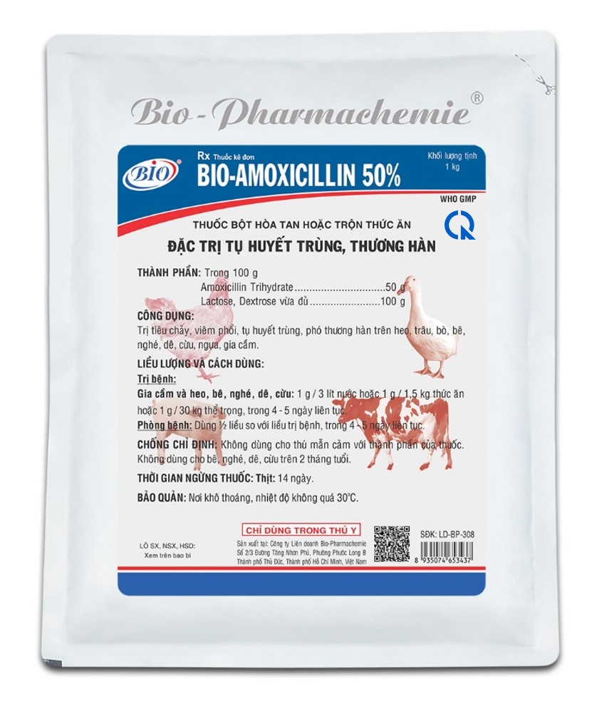 THUỐC KHÁNG SINH AMOXICILLIN 50%